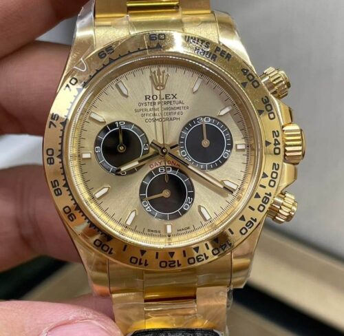 Clean Factory Replicas Rolex Cosmograph Daytona M126508-0006 Golden Color: A Comprehensive Review of the Latest 4131 Movement