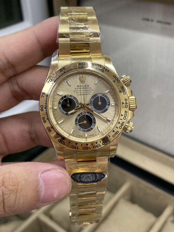 Clean Factory Replicas Rolex Cosmograph Daytona M126508-0006 Golden Color: A Comprehensive Review of the Latest 4131 Movement