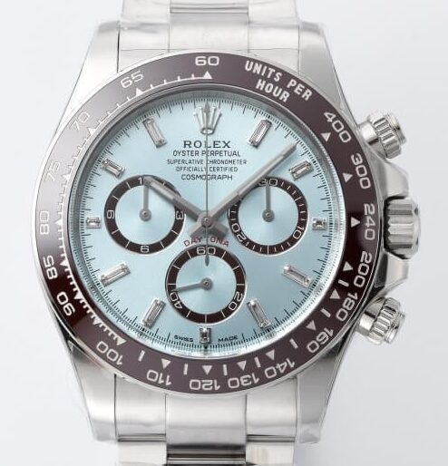 Clean Factory Rolex Cosmograph Daytona M126506-0002 Ice Blue Diamond Scale