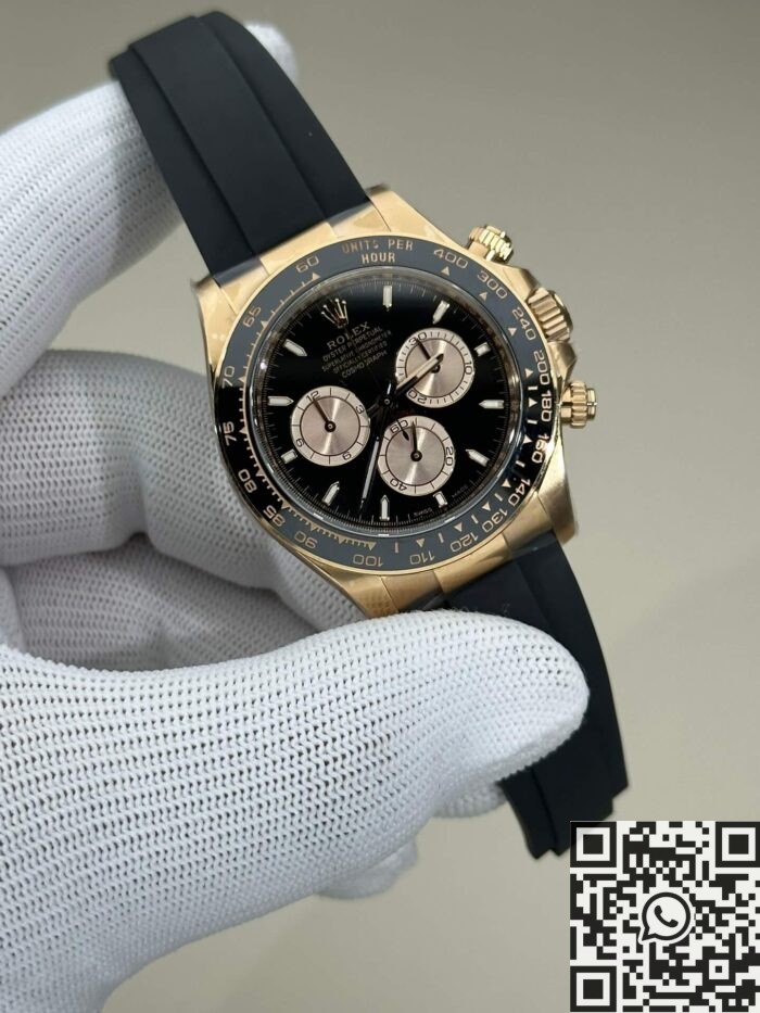 Clean Factory New Rose Gold Replica Rolex Daytona M126515-0002 with the 4131 Movement