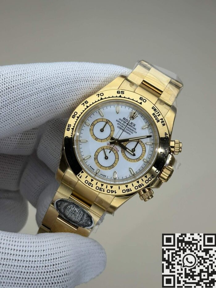 Clean Factory New All-Gold Fake Watches Rolex Daytona M126508-0001