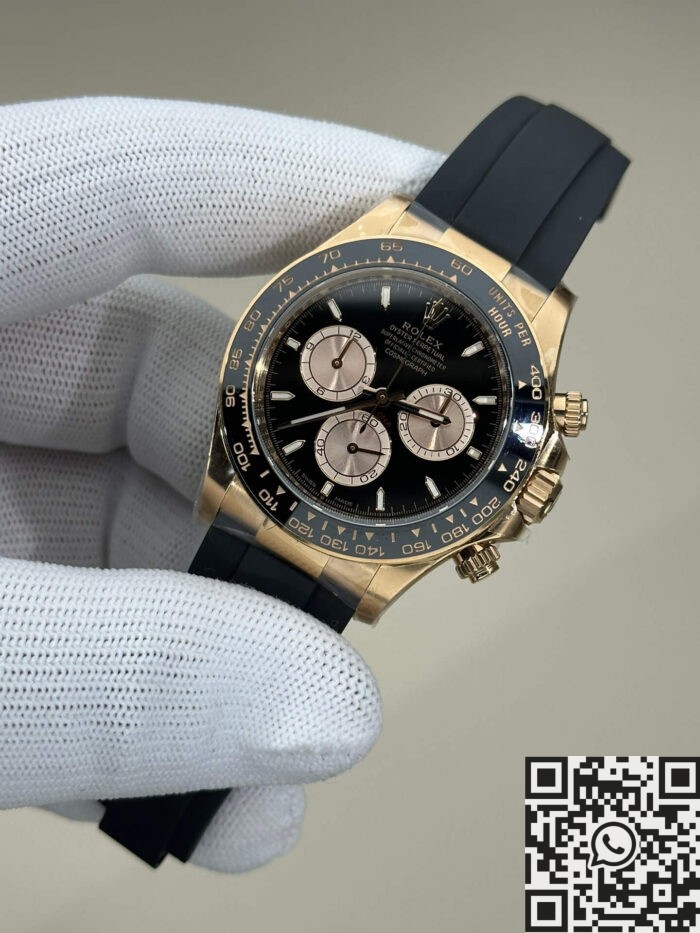 Clean Factory New Rose Gold Replica Rolex Daytona M126515-0002 with the 4131 Movement